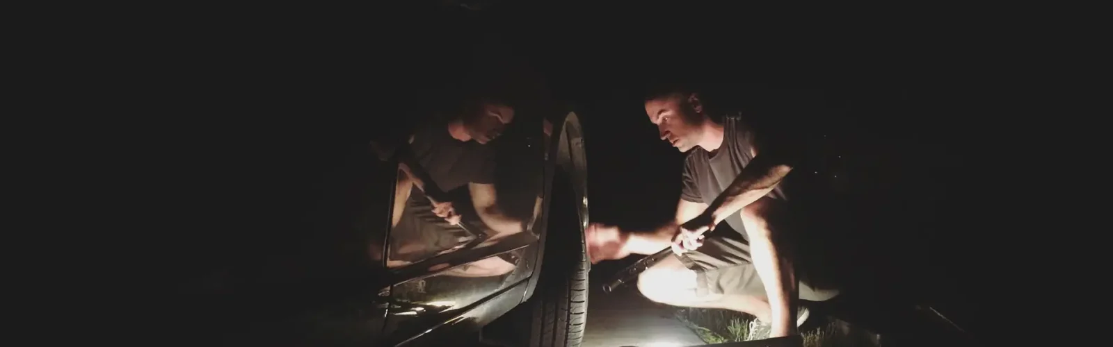 Flat Tire At Night? Here’s What To Do Changing a flat tire